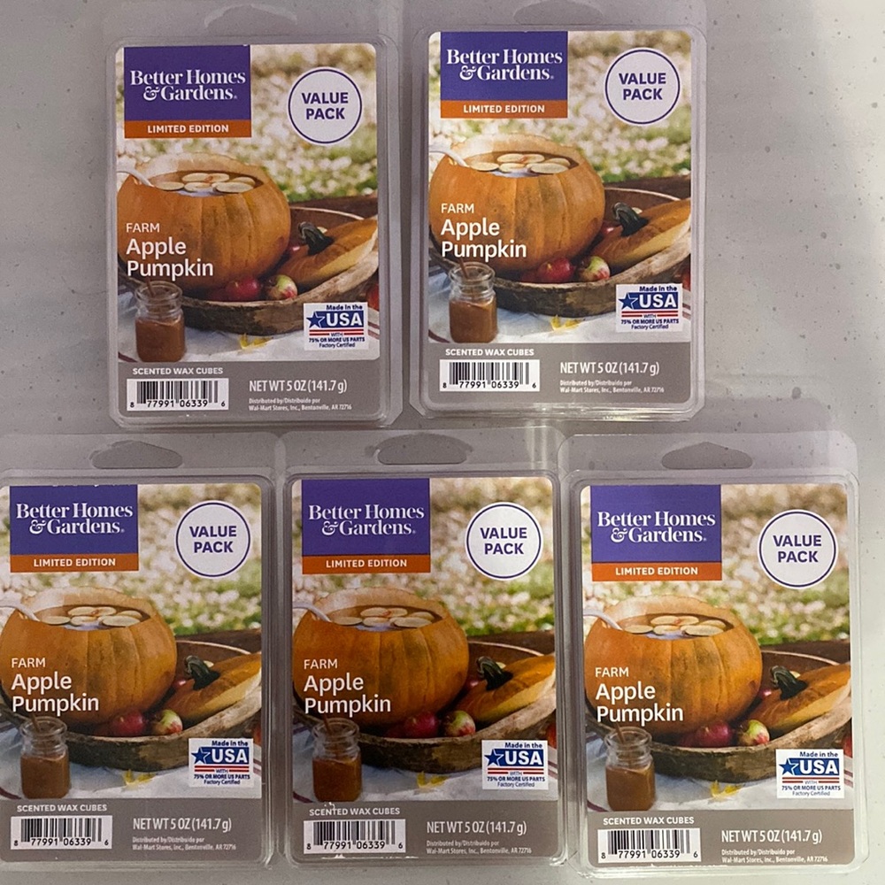New farm apple pumpkin wax cubes 5 oz